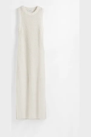 & OTHER STORIES Sleeveless Silk-Blend Midi Dress