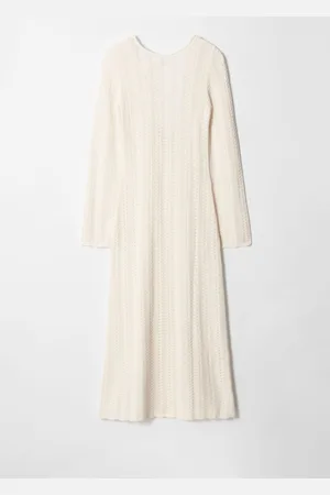 & OTHER STORIES Pointelle-Knit Midi Dress
