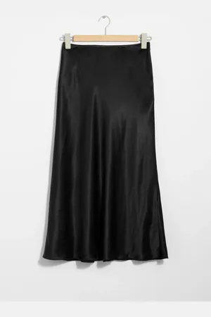 & OTHER STORIES Satin Midi Skirt