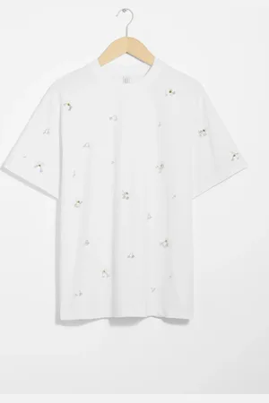 & OTHER STORIES Floral-Appliqu?? T-Shirt