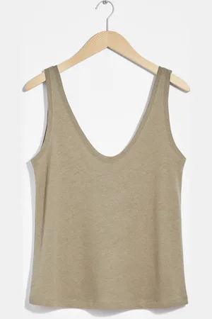 & OTHER STORIES Linen-Blend Tank Top