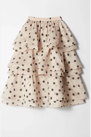 & OTHER STORIES Flounced Midi Skirt