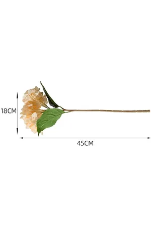 Pariso Niebieska hortensja sztuczna 45 cm – elegancka dekoracja kwiatowa