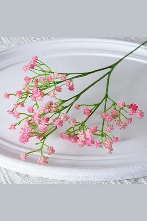 Pariso Sztuczna gipsówka dekoracyjna 52 cm – różowa