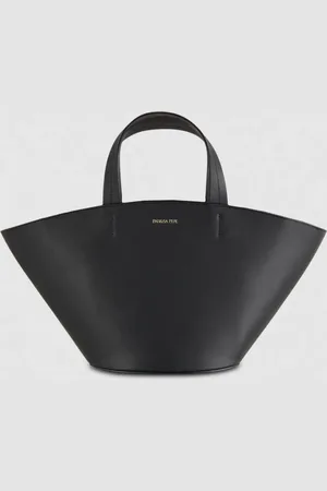 Patrizia Pepe Skórzana torba typu shopper z uchwytami