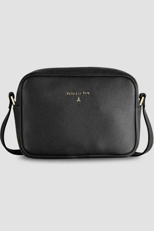 Patrizia Pepe Fly skórzana torba typu Camera bag z wewnętrzną kieszenią