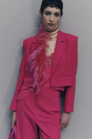 Patrizia Pepe Kurtka z futerkiem z tkaniny stretch
