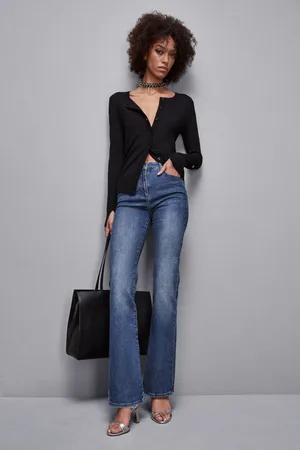 Patrizia Pepe Spodnie slim z niebieskiego denimu