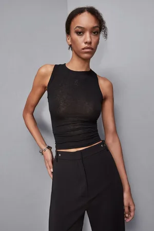 Patrizia Pepe Dżersejowy tank top slim fit