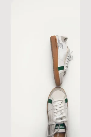 Patrizia Pepe SKIN Sneakers ze skóry nappa z napisem