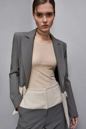 Patrizia Pepe Tiulowy top „Essential”