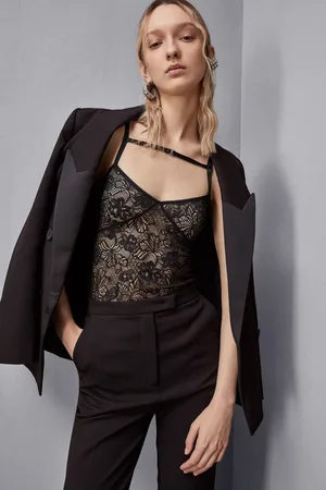Patrizia Pepe Top z koronki