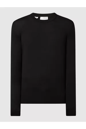 Selected Homme Sweter z mieszanki wełny merino model ‘Town’