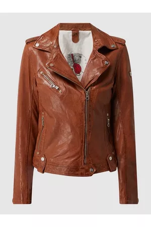 Gipsy Kobieta Ramoneska - Kurtka skórzana w stylu Biker model ‘Famos’