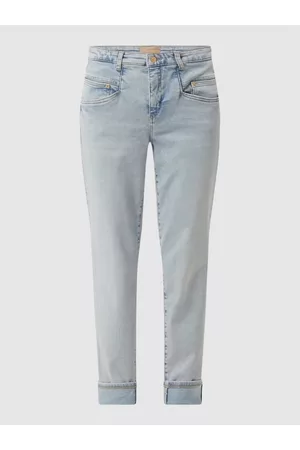 Mac Kobieta Straight - Jeansy o kroju carrot fit z dodatkiem lyocellu model ‘Rich’ X Sylvie Meis 24/7