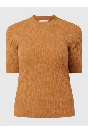 SELECTED Sweter z krótkimi rękawami model ‘Darina’