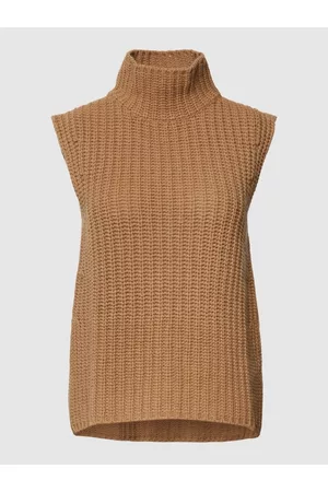 Max Mara Kobieta Kamizielki Dzianiny - Bezrękawnik z imitacji dzianiny model ‘TOANO’