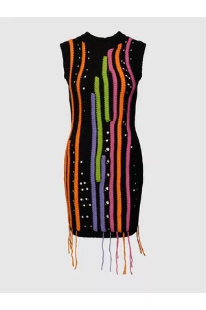 The Ragged Priest Kobieta Sukienki dzienne - Sukienka mini z frędzlami model ‘Nebula’