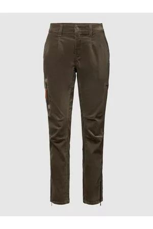 Mac Spodnie z kieszeniami zapinanymi na zamek błyskawiczny model ‘VELVET’