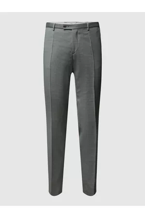 Club of Gents Spodnie do garnituru o kroju slim fit z dodatkiem streczu