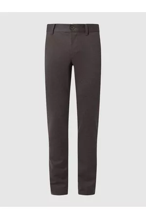 Only & Sons Mężczyzna Szerokie Nogawki - Spodnie o kroju tapered fit z dodatkiem streczu model ‘Mark’