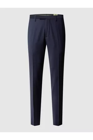 Cinque Mężczyzna Spodnie eleganckie - Spodnie do garnituru o kroju super slim fit z dodatkiem żywej wełny model ‘Cicastello’ ‘CIPOWERSTRETCH’