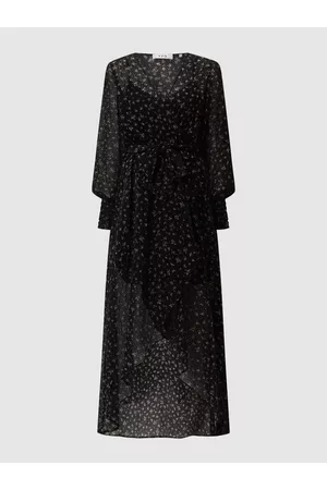 YOUNG POETS SOCIETY Długa sukienka z tkaniny plumeti model ‘Felia’