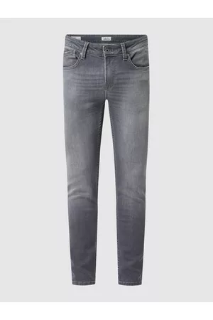 Pepe Jeans Mężczyzna Skinny - Jeansy z niskim stanem o kroju skinny fit z dodatkiem streczu model ‘Finsbury’