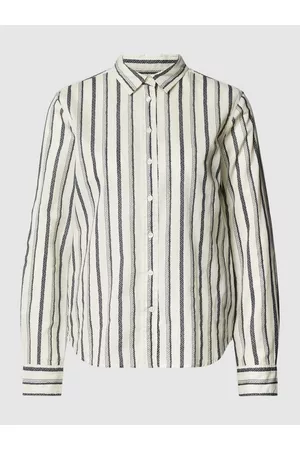 GANT Kobieta Bluzki Koszulowe - Bluzka koszulowa ze wzorem na całej powierzchni model ‘Streifenzöpfe’