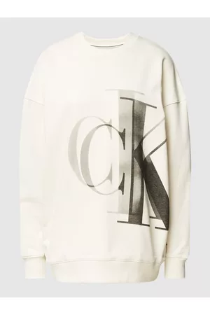 Calvin Klein Bluza o kroju oversized z detalem z logo