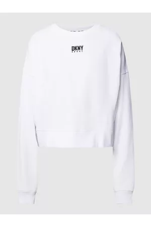 DKNY Bluza o kroju oversized z wyhaftowanym logo model ‘BALANCE’