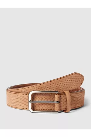 Lloyd Men's Belts Mężczyzna Paski - Pasek skórzany z fakturowanym wzorem