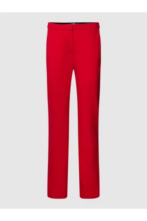 Karl Lagerfeld Kobieta Spodnie - Spodnie materiałowe z rozcięciami po bokach model ‘PUNTO’