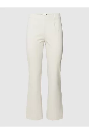 SEDUCTIVE Kobieta Spodnie Szerokie Nogawki - Spodnie materiałowe z rozcięciami po bokach model ‘CINDY’