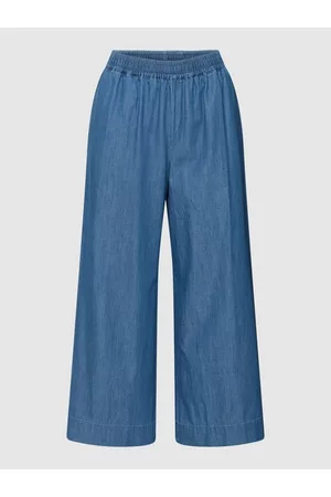 Maerz Kuloty z tkaniny stylizowanej na denim