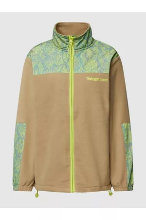 TheJoggConcept Kobieta Kurtki polarowe - Kurtka z polaru z tunelem model ‘CLARA’
