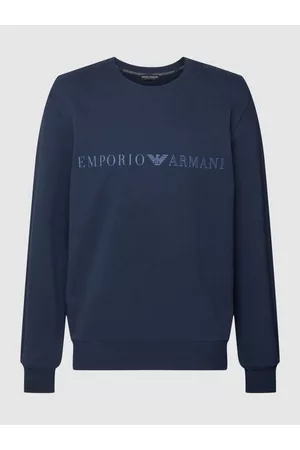 Emporio Armani Mężczyzna Bluzy sportowe - Bluza z okrągłym dekoltem model ‘TERRY’
