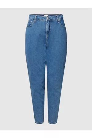Calvin Klein Kobieta Jeansy - Jeansy PLUS SIZE o kroju mom fit z 5 kieszeniami