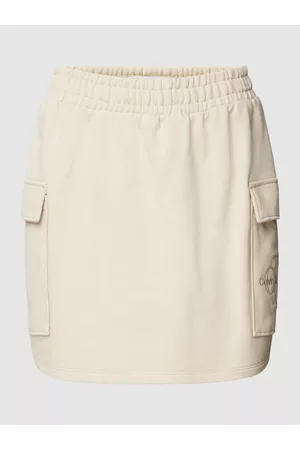 Calvin Klein Kobieta Spódnice mini - Spódnica mini z wyhaftowanym logo model ‘EMBROIDERED’