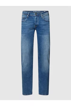 Garcia Mężczyzna Rurki i Slim Fit - Jeansy o kroju slim fit z 5 kieszeniami model ‘Savio’