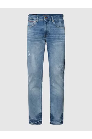 Tommy Hilfiger Mężczyzna Rurki i Slim Fit - Jeansy z przetarciami model ‘HOUSTON’