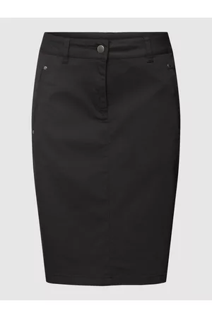Kaffe Kobieta Spódnice midi - Spódnica o długości do kolan z wpuszczanymi kieszeniami model ‘Lea’