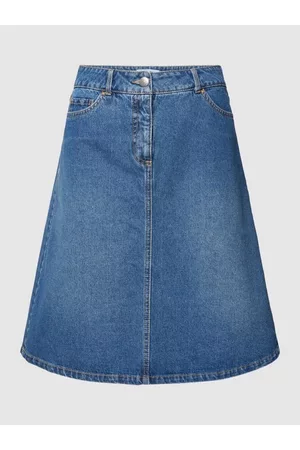 Christian Berg Kobieta Spódnice jeansowe - Spódnica jeansowa z 5 kieszeniami