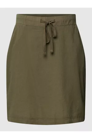 KAFFE Curve Kobieta Spódnice mini - Spódnica mini PLUS SIZE z bocznymi, wpuszczanymi kieszeniami model ‘NANA’