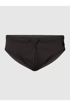 Emporio Armani Mężczyzna Kąpielówki - Spodenki kąpielowe z naszywką z logo