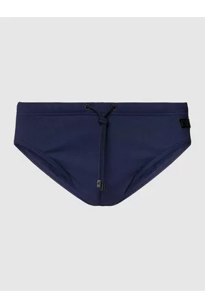 Emporio Armani Mężczyzna Kąpielówki - Spodenki kąpielowe z naszywką z logo