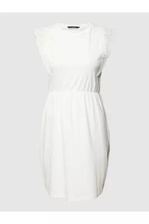VERO MODA Kobieta Sukienki Dzienne - Sukienka mini z haftem angielskim model ‘HOLLYN’