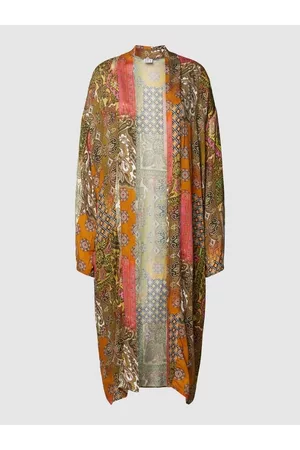 Emily van den Bergh Kobieta Kimona - Kimono z wiskozy ze wzorem na całej powierzchni model ‘Paisley’