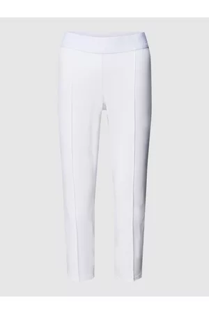 Cambio Kobieta Rybaczki - Spodnie capri z elastycznym pasem model ‘RANEE’