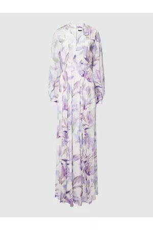 Comma, Kobieta Długie - Długa sukienka z kwiatowym wzorem model ‘WEDDING SPECIAL’